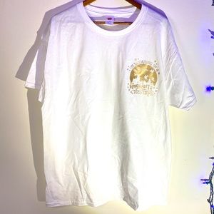 Harry Potter Hogwarts Christmas Graphic Tee (Unisex)